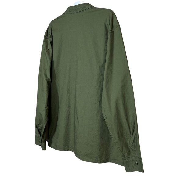 Old Navy Built-In-Flex Moisture Wicking Shirt Men’s Large Green - Picture 14 of 14